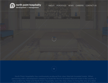 Tablet Screenshot of northpointhospitality.com